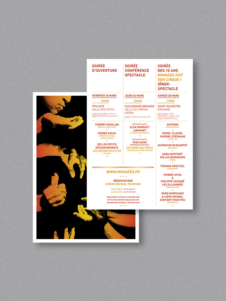 programme tract festival mimages en ardèche 2015